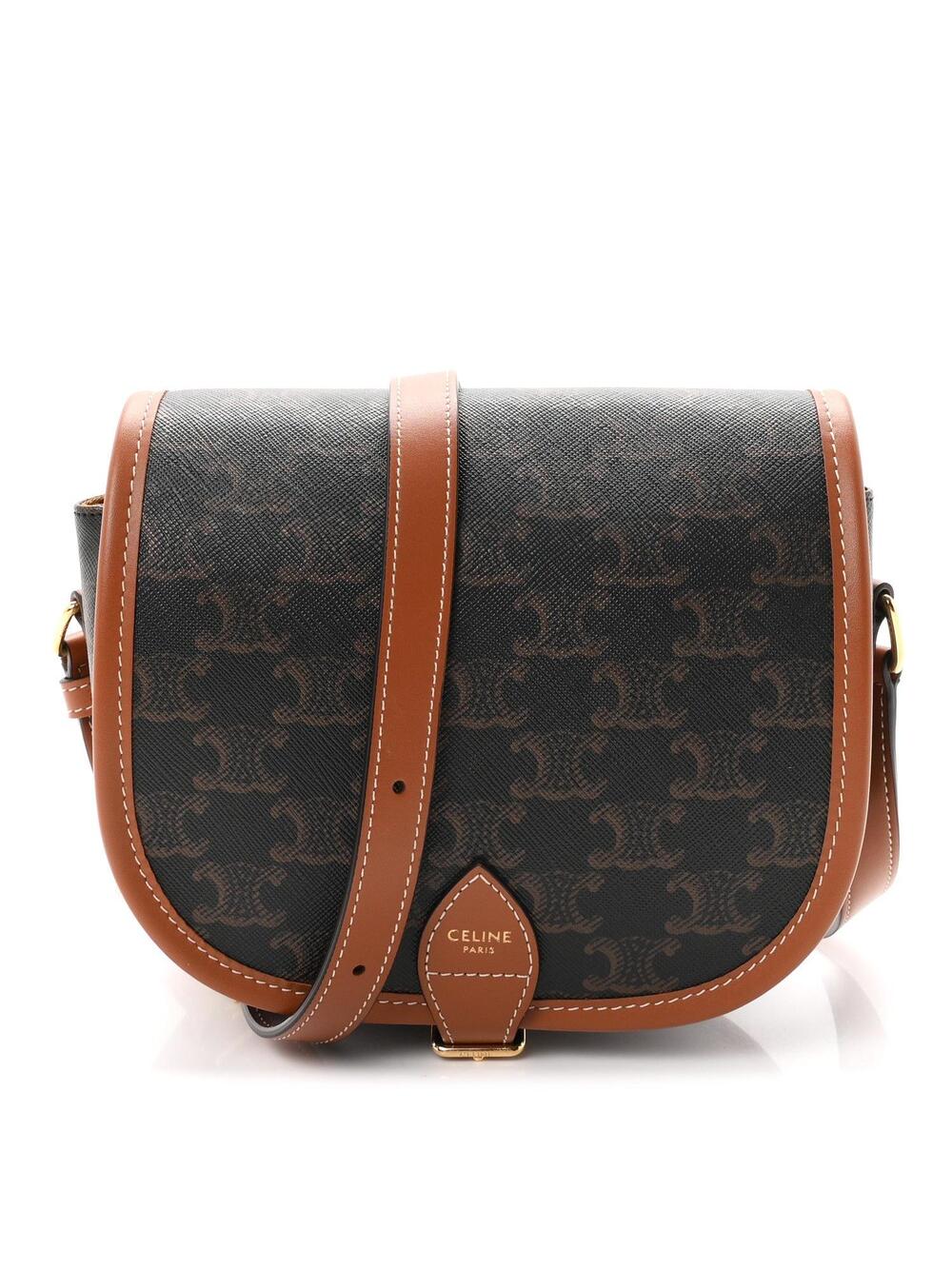 Celine Triomphe Canvas Medium Folco Bag #362122C12B
